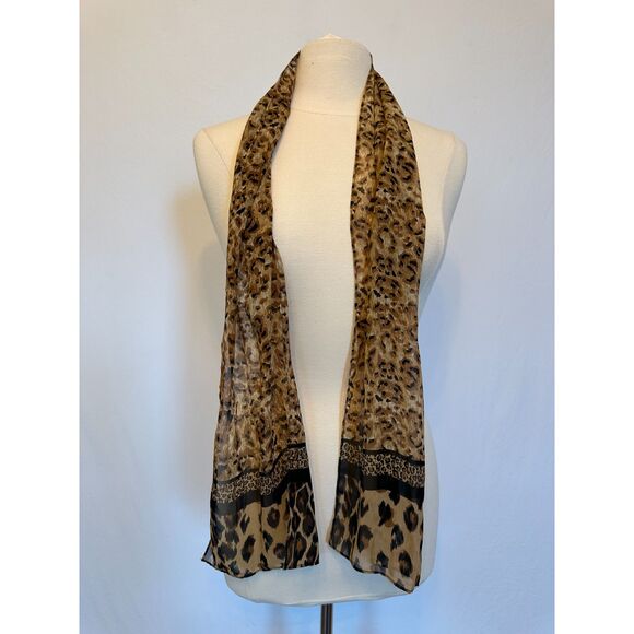 Gorgeous Cejon Leopard Print Scarf - Picture 2 of 4